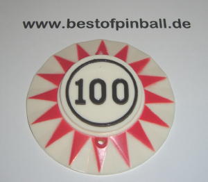 Bumpercap red sun - black circle 100