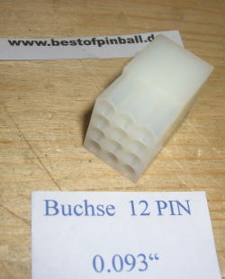 12 Pin Female CN .093 Pins