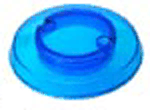 Bumperkappe blau transparent (Mengen-Rabatt-Artikel)