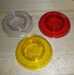 Bumpercap Set for Safecracker (3 Pieces / klar-rot-gelb)