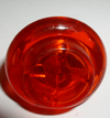 Flipperknopf rot transparent 41mm