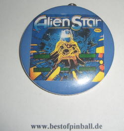 Schlüsselanhänger Alien Star (Gottlieb)