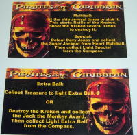 Custom Cards Pirates of the Carribean - Stern (wähle Sprache)