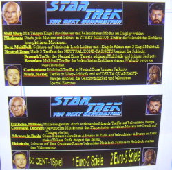 Custom Cards für Star Trek TNG mit Euromünzung
