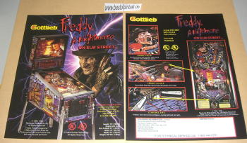 Freddy - Nightmare on Elmstreet Flyer - zum Schließen ins Bild klicken