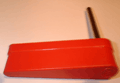 Flipperfinger rot mit Williams Logo - zum Schließen ins Bild klicken