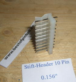 Molex Stiftleiste (Header) 0,156? (3.96 mm) 10 PIN - zum Schließen ins Bild klicken