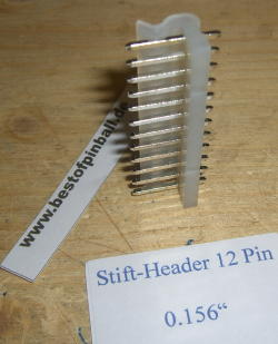 Molex Stiftleiste (Header) 0,156? (3.96 mm) 12 PIN - zum Schließen ins Bild klicken