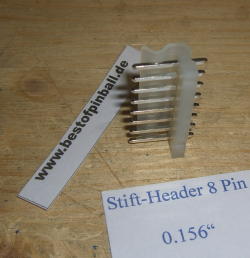 Molex Stiftleiste (Header) 0,156? (3.96 mm) 8 PIN - zum Schließen ins Bild klicken