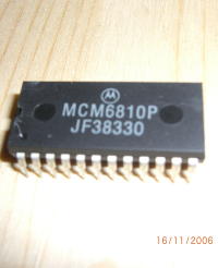 6810 IC Ram R/W Memory