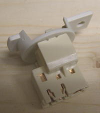Lampenfassung snap on Lamp Socket with Diode (Stern)