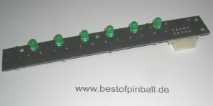 Apron LED Board green (Gottlieb)