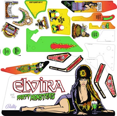 Elvira and the Partymonsters Plasticset (ink.Topperkit) - zum Schließen ins Bild klicken