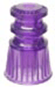 Translucent Double Star Post violet 03-8247-18