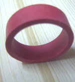 Flipper Rubber Rings red standard 1/2 x 1-1/2" Extra-Big