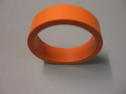 Flipperfingergummi custom orange standart 1/2 x 1-1/2"