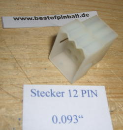 Stecker 12 Pin 0.093"