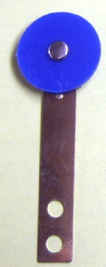 Targetblatt blau rund