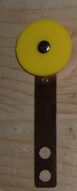 Targetblatt gelb rund