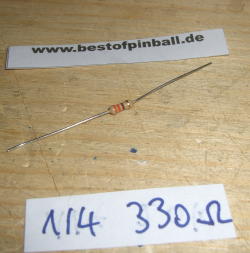 Resistor 1/4W 330 Ohm
